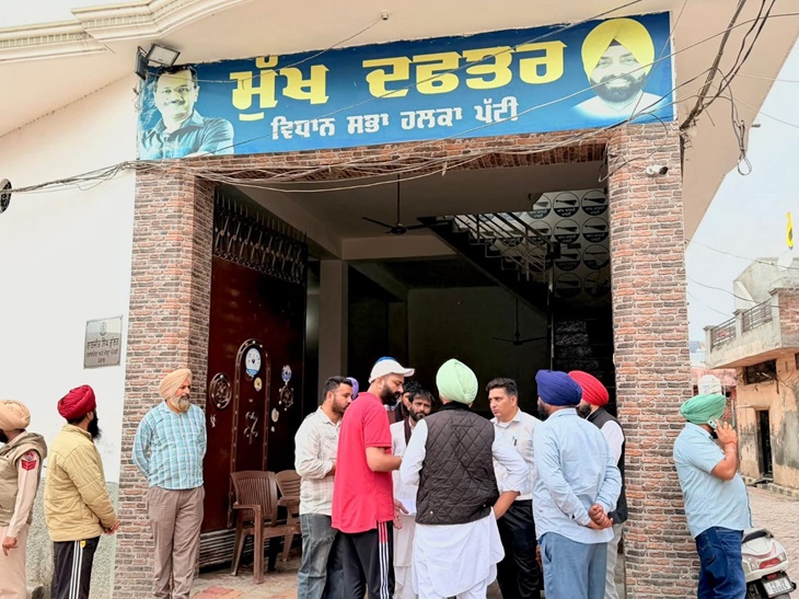 भुल्लर के ऑफिस में केजरीवाल संग फोटो, CM मान गायब:  4 साल में कभी ट्रांसपोर्ट मंत्रालय नहीं बदला; FIR के बाद भी सपोर्टर्स का शक्ति प्रदर्शन – tarn-taran News