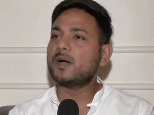 विधायक इसराइल के बेटे नाजिम चौधरी ने पिता पर कई गंभीर आरोप लगाए।