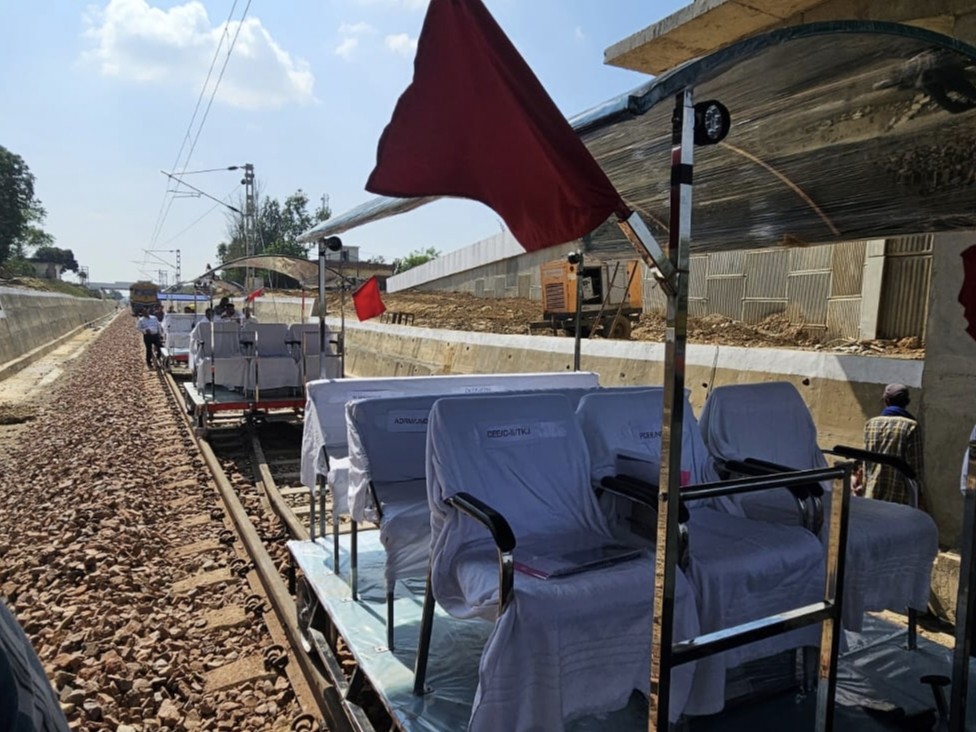 दौलतपुर चौक-करतोली सेक्शन पर जल्द दौड़ेगी ट्रेनें:  लोको ट्रायल सफल, अधिकारियों ने किया निरीक्षण, हिमाचल को पंजाब से जोड़ती रेल लाइन – Una News