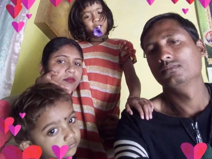 एक्सीडेंट का शिकार हुआ परिवार