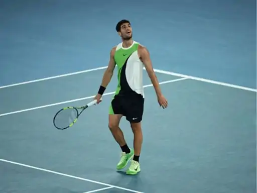 कार्लोस अल्काराज साल के पहले ग्रैंड स्लैम ऑस्ट्रेलिया ओपन अपने नाम किया था।