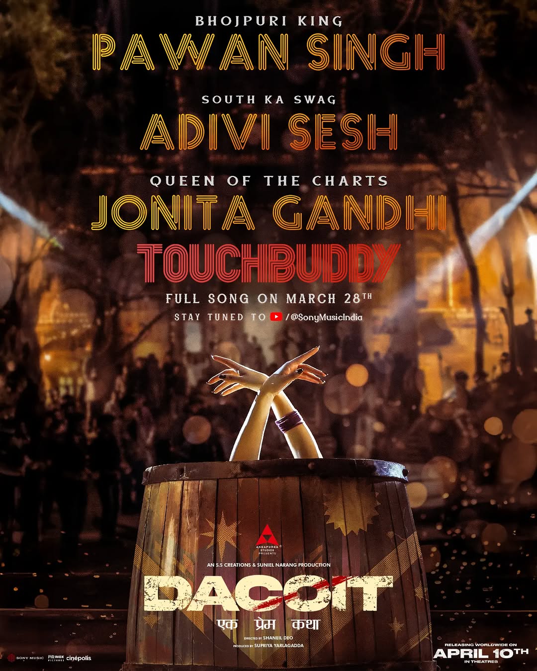 Pawan Singh to Sing Touch Baby in Dacoit: Ek Prem Katha; Song Releases ...