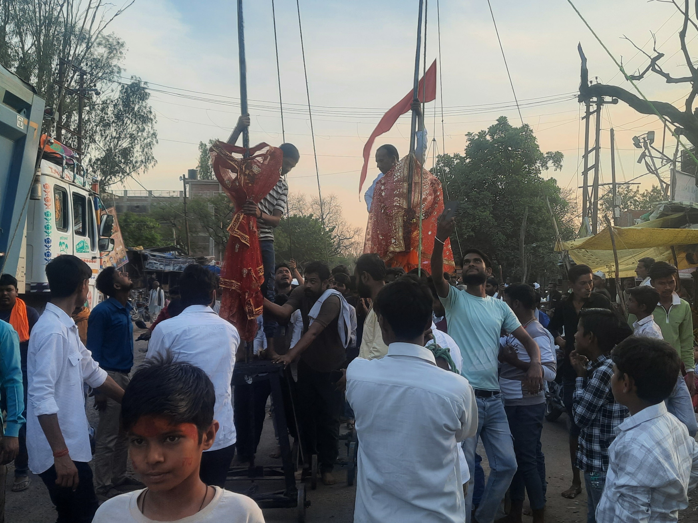 Hamirpur Biwar Navratri Javara Procession | Sango Jhankis Attraction