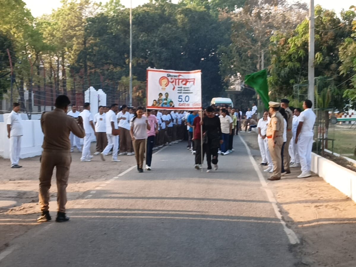 Deoria Mission Shakti Run: Nari Suraksha & Samman Message