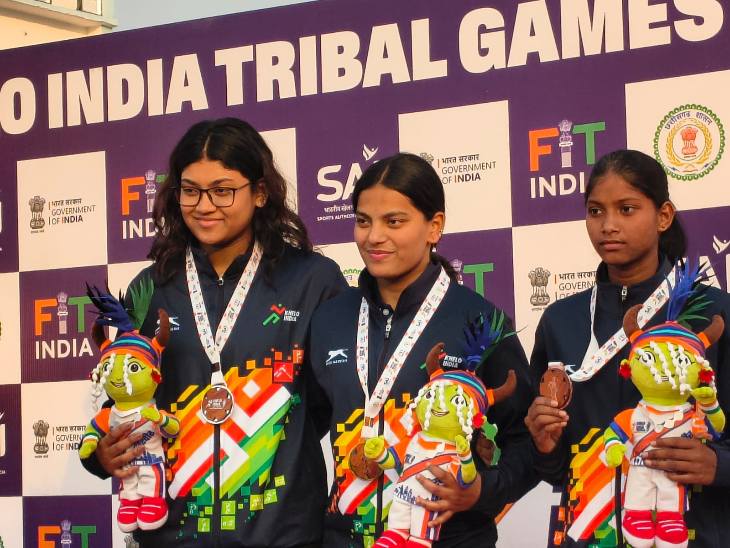 Anjali Munda Wins Gold | Khelo India Tribal Games 200m Swim