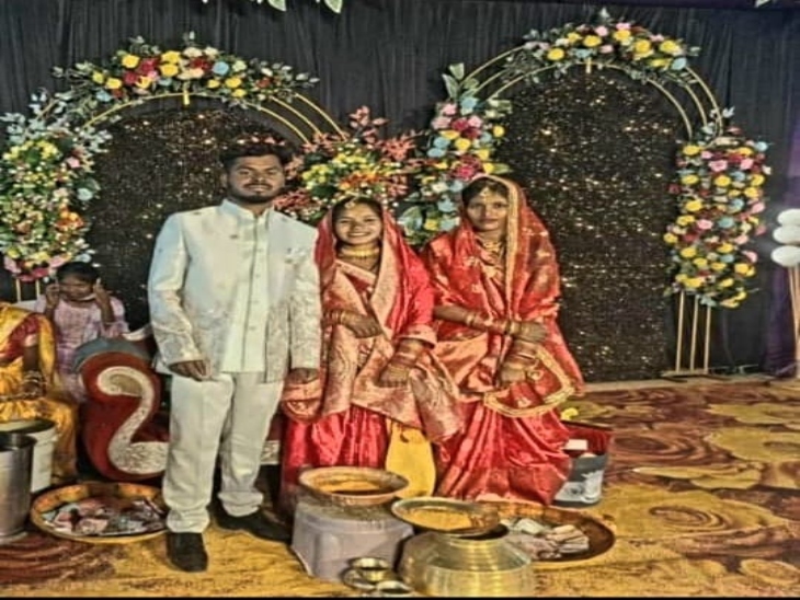 दूल्हे का नाम हितेश यादव है, जो कि खेती किसानी करता है।