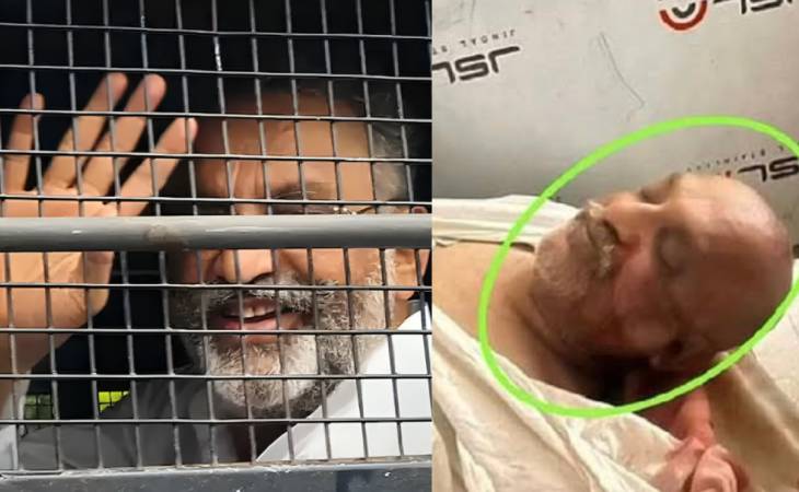 पहली तस्वीर सितंबर 2022 की है, जब मुख्तार मऊ कोर्ट में पेशी पर आया था। दूसरी फोटो 28 मार्च 2024, मौत के वक्त की है ।