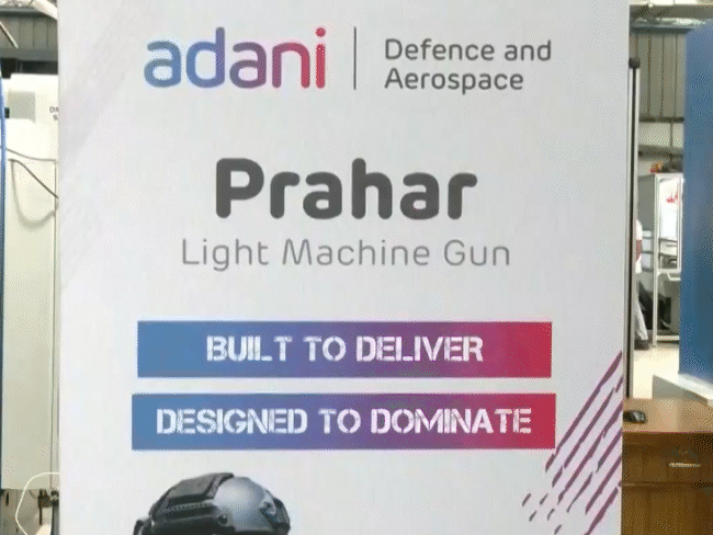 Prahar Machine Gun Adani Defence Delivers 2000 Prahar LMGs to Indian Army | Gwalior