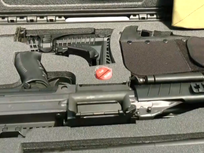 ये तस्वीर PLR 9 MASADA की है। ग्वालियर के स्मॉल आर्म्स कॉम्प्लेक्स में में बनाया गया है।