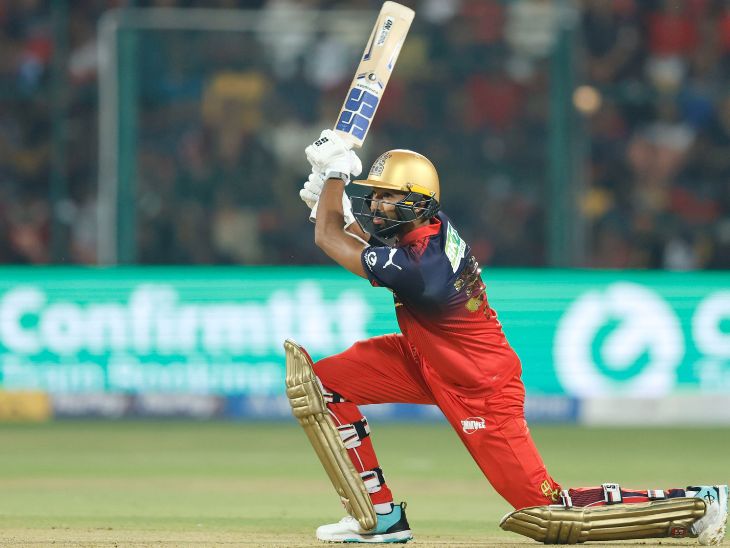 देवदत्त पडिक्कल ने 26 बॉल पर 61 रन की पारी खेली।