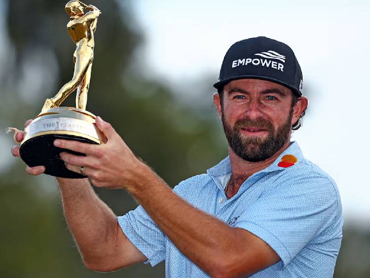 ‘द प्लेयर्स चैम्पियनशिप’ जीतकर कैमरन यंग वर्ल्ड गोल्फ रैंकिंग में चौथे स्थान पर पहुंच गए हैं। - Dainik Bhaskar