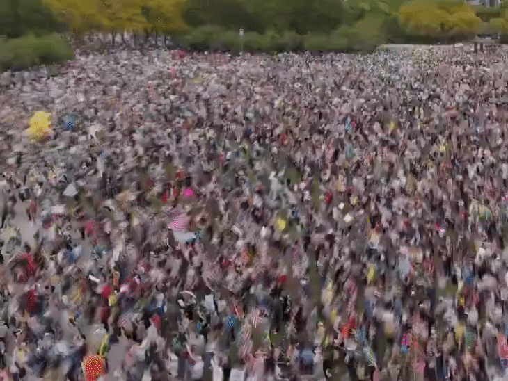 NO Kings protest in US Against Trump administration