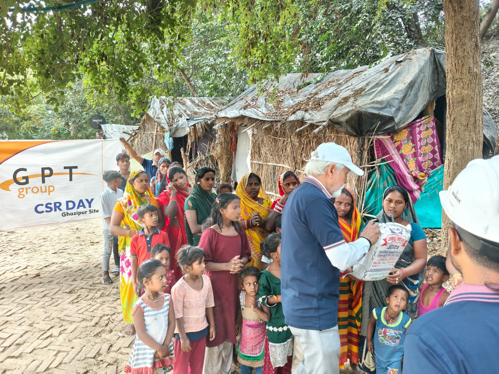 GPT Infra CSR Day Relief Distribution | Gajipur Banwasi Families