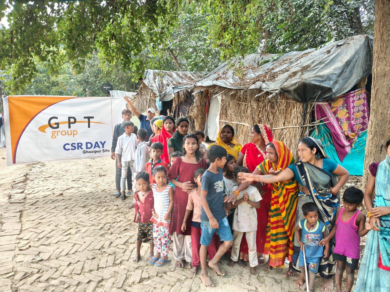 GPT Infra CSR Day Relief Distribution | Gajipur Banwasi Families