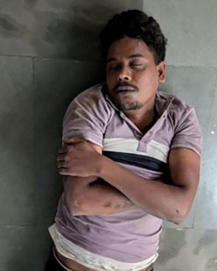 ये आरोपी सुनील है। वह भी जख्मी हो गया था। पुलिस ने उसे जिला अस्पताल में भर्ती कराया है।