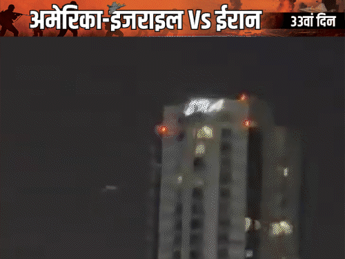 ईरान ने 28 फरवरी को बहरीन में एक रिहायशी इमारत पर ड्रोन अटैक किया था। - Dainik Bhaskar