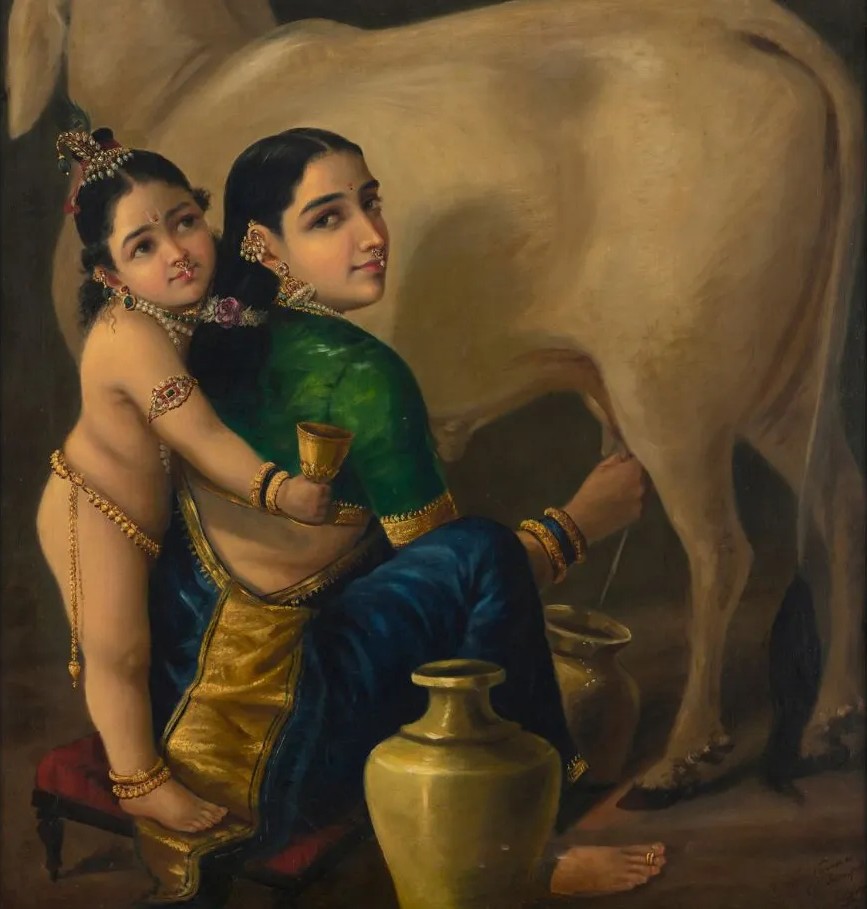 राजा रवि वर्मा ने इस ऑयल पेंटिंग को 1890 के दशक में बनाया था। इस दौर को उनके करियर का पीक माना जाता है।