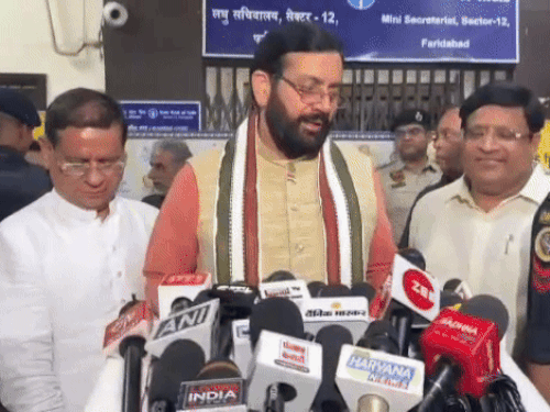 हरियाणा के मुख्यमंत्री नायब सिंह सैनी। - Dainik Bhaskar