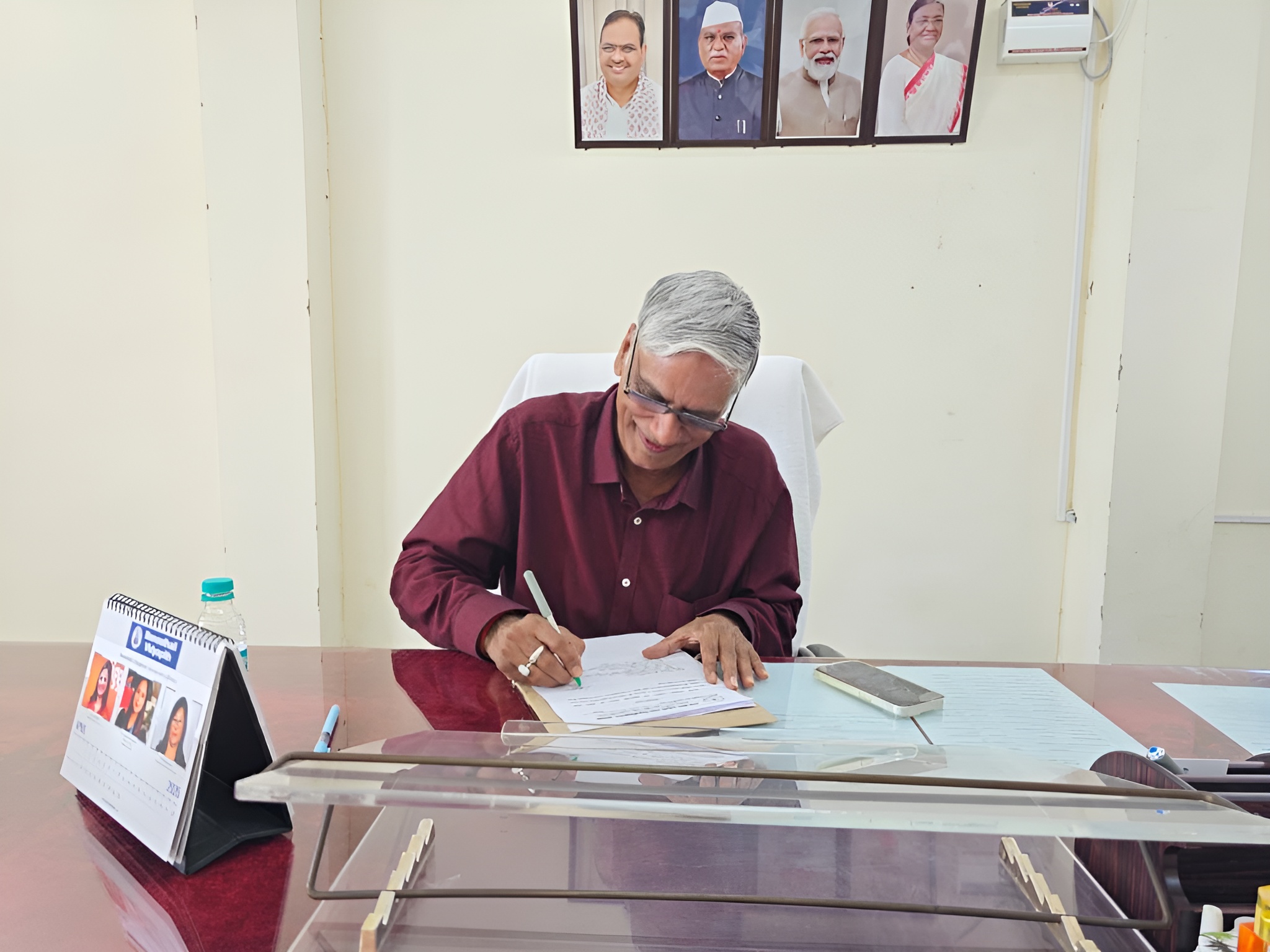 Matsya University's new Vice Chancellor Prof. Raman Kumar Dave takes charge