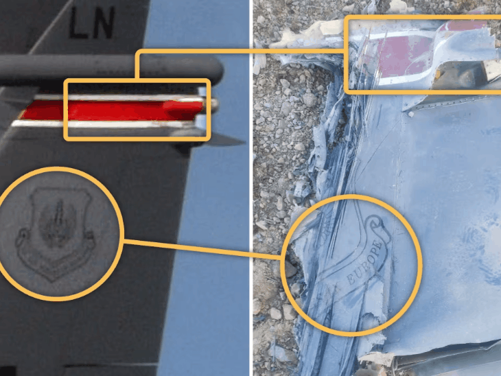 Based on the pictures released by Iran, experts are calling this plane F-15E.
