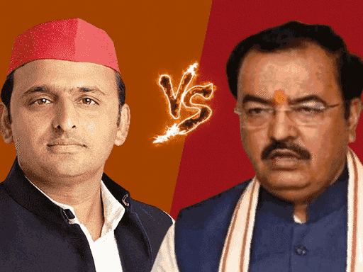 अखिलेश और केशव के बीच सोशल मीडिया पर जुबानी जंग हुई।