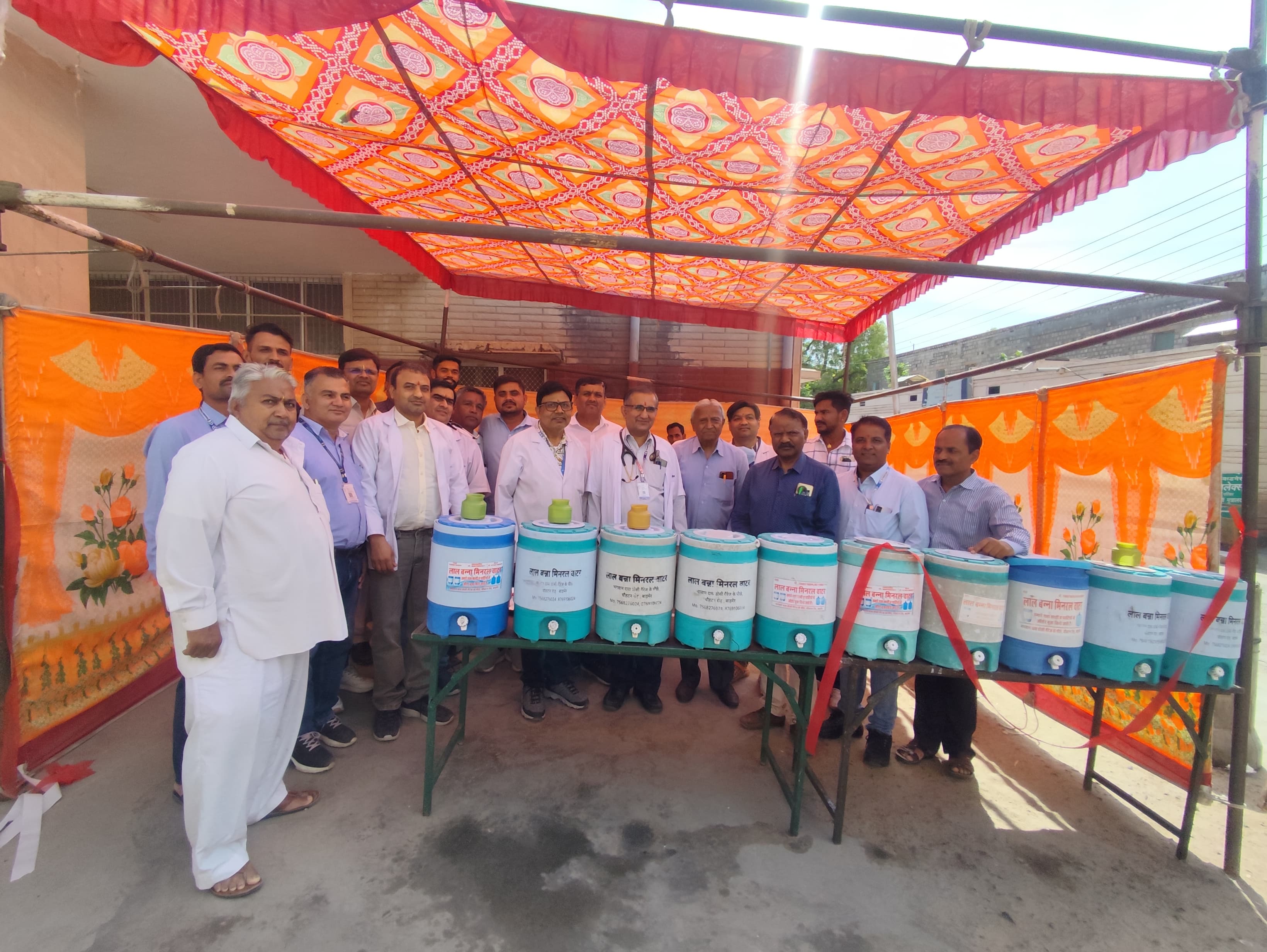 Inauguration of drinking water stall in the emergency premises of the ...