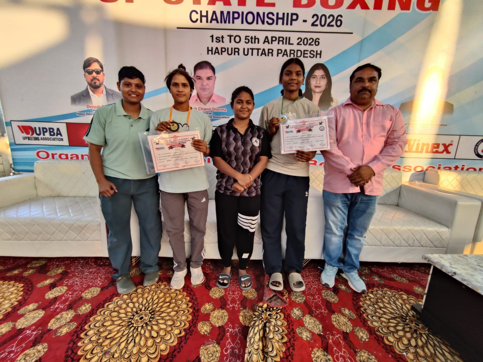 Hapur Boxing State Level Comp: Farrukhabads Ananya Mathur Wins Silver Medal