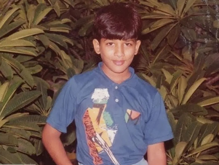 अल्लू अर्जुन के बचपन की तस्वीर।