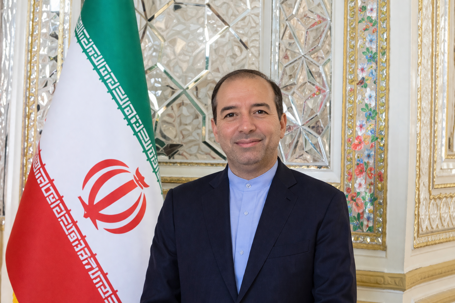 ईरान के राजदूत मोहम्मद तूतूंजी की तस्वीर।