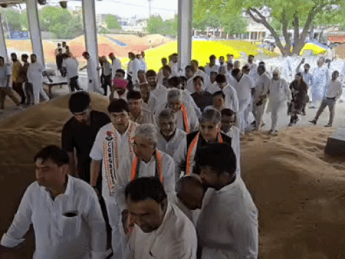 प्रदेश अध्यक्ष ने सोनीपत की नई अनाज मंडी में खरीद व्यवस्था, भुगतान में देरी और फसल उठान होने का आरोप लगाया।