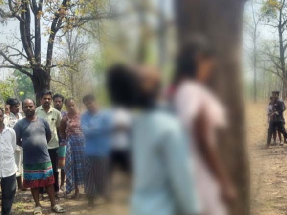 एक ही फंदे में युवक और युवती ने फांसी लगाकर जान दे दी। - Dainik Bhaskar