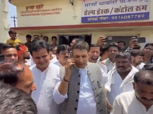 सागर मंडी बंद होने पर जीतू पटवारी ने कलेक्टर को लगाया फोन।