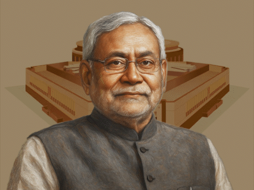 Nitish Kumar Rajya Sabha Oath | Bihar CM Chamber Ceremony