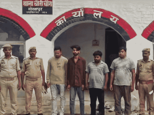 छात्रा से रेप के आरोप में गिरफ्तार किए गए आरोपी।