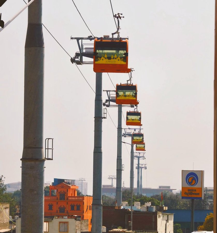 Kashi Ropeway Project Kashi Urban Ropeway Project Cost; Varanasi Sky View Travel | Baba ...