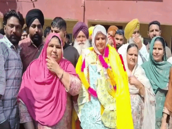 भगवानपुरिया की मौसी ने डेरा बाबा नानक ब्लॉक समिति चेयरपर्सन का संभाला कार्यभार। - Dainik Bhaskar