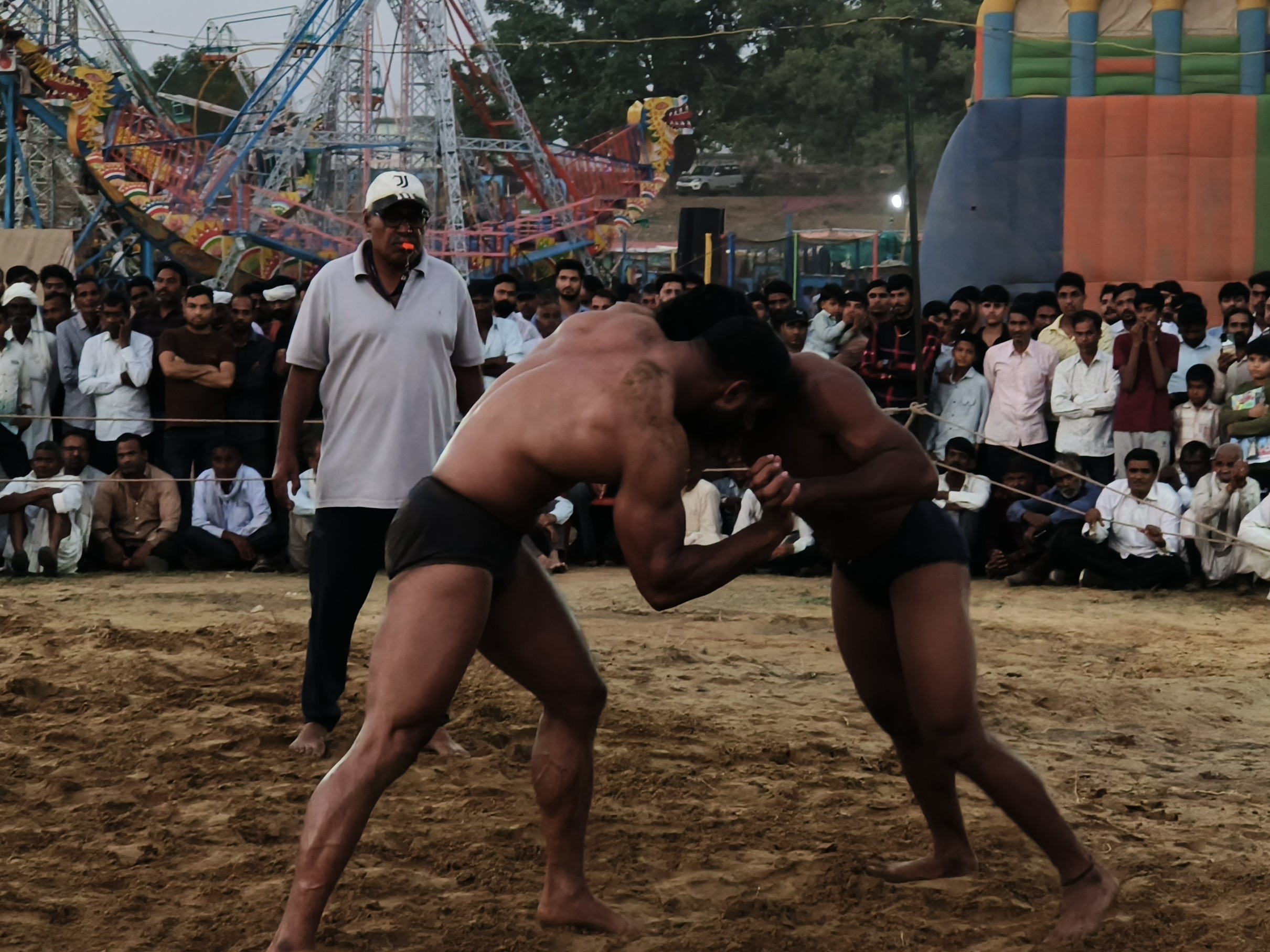 कुश्ती दंगल मेले का मुख्य आकर्षण रहा।