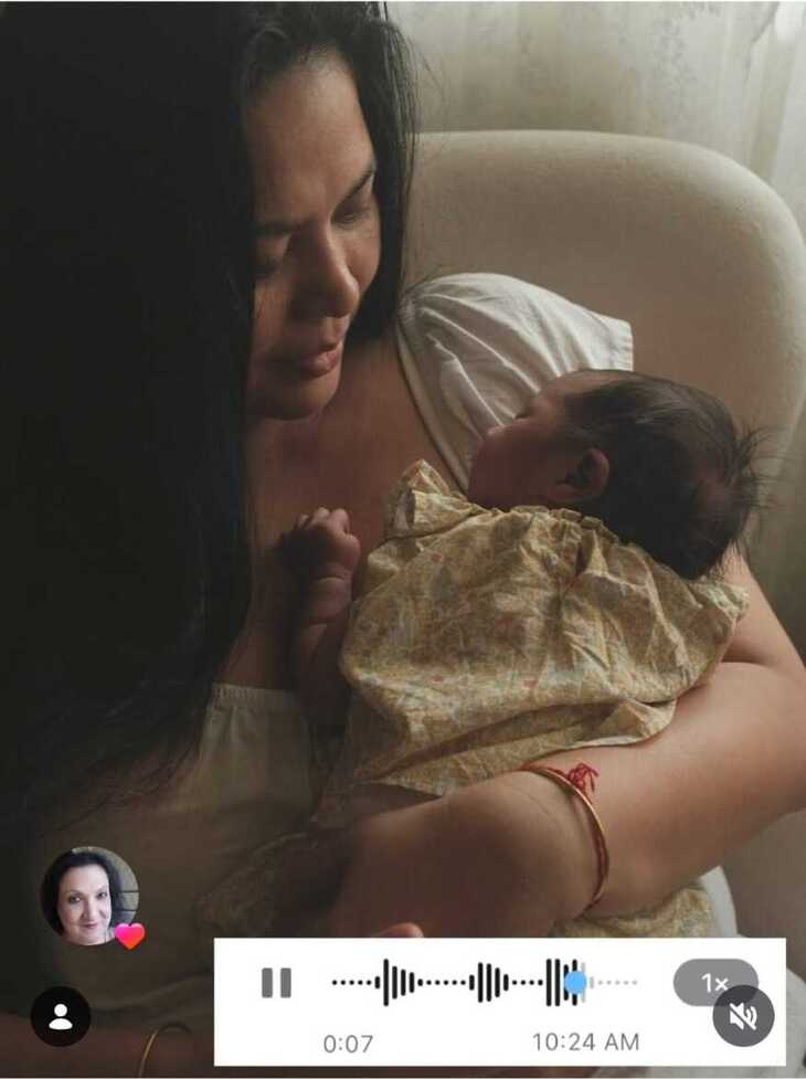 रणदीप हुड्डा ने अपनी पत्नी लिन लैशराम के साथ बेटी की पहली तस्वीर सोशल मीडिया पर साझा की। जिस पर उनकी मां आशा हुड्‌डा ने हार्ट इमोजी दी।