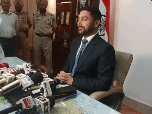 जालंधर के नए DC ने मीडिया से की बातचीत।