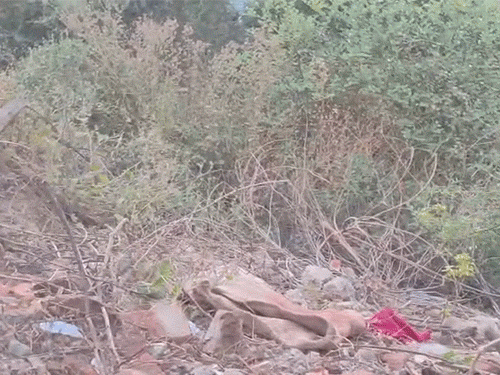 खोज के दौरान खंडहर के पास बोरे में बंद पड़ी मिली थी मासूम बच्ची।