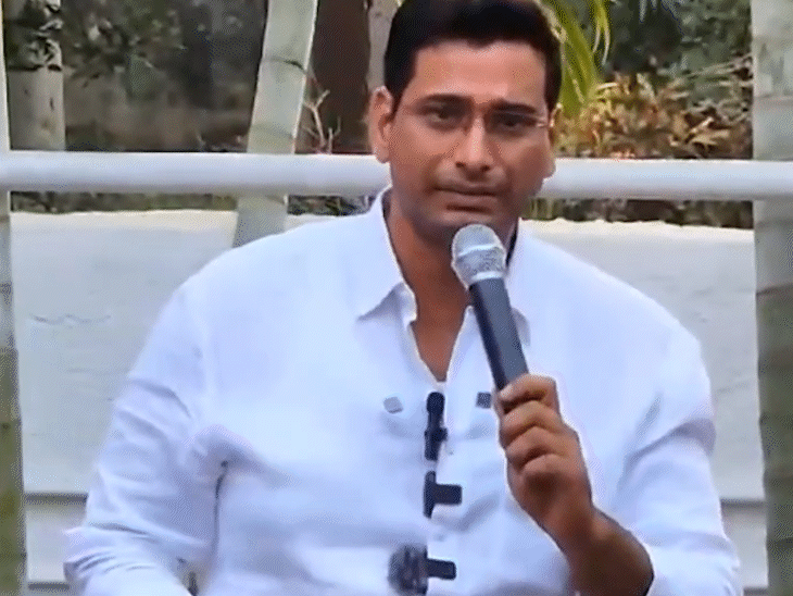 वायरल वीडियो को लेकर रोने लगे थे कांग्रेस विधायक देवेंद्र यादव।