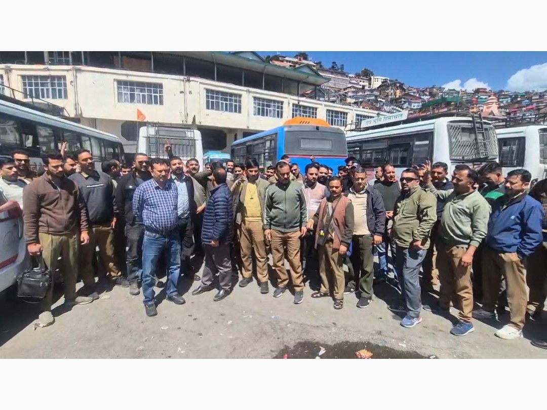 बस कंडक्टर से मारपीट पर शिमला में कर्मचारियों का प्रदर्शन:  रूट पर वाहन न चलाने की चेतावनी, आरोपियों पर कार्रवाई की मांग – Shimla News