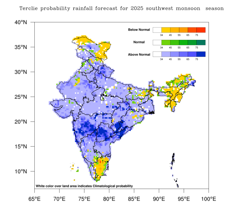 यह अपडेट साल 2025 का है। इसमें पूरे राज्य में अच्छी बारिश की भविष्यवाणी की गई थी, जो सही साबित हुई, लेकिन साल 2026 में बारिश को लेकर स्थिति अनुकूल नहीं बताई जा रही है।