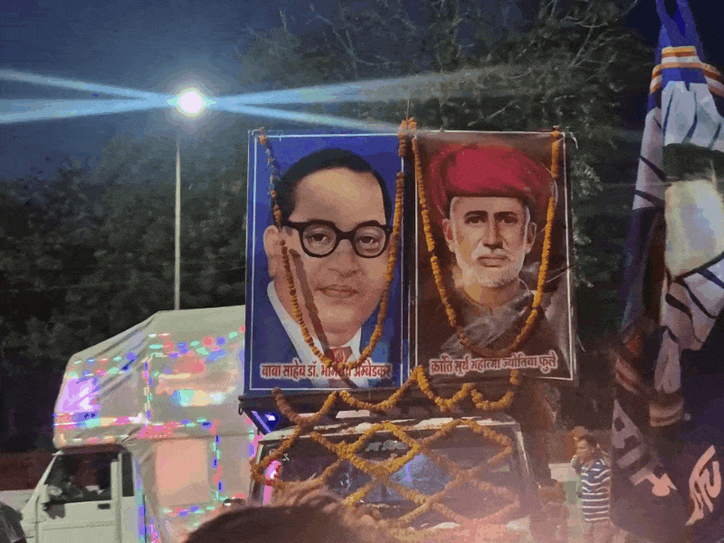 सर्व समाज एकता मंच के आह्वान पर झुंझुनूं में वाहन रैली निकाली गई