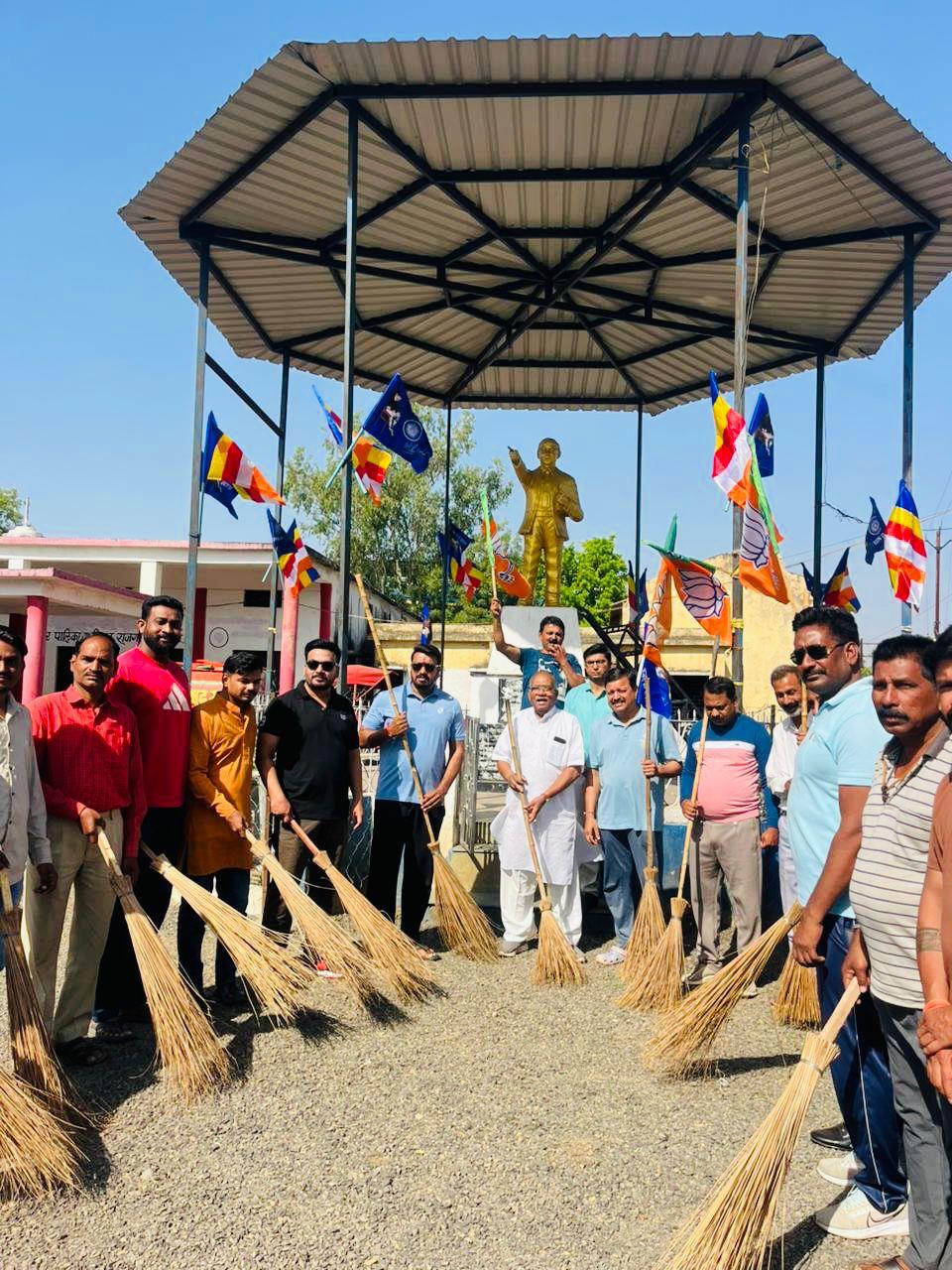 Cleanliness pledge taken on the occasion of Ambedkar Jayanti