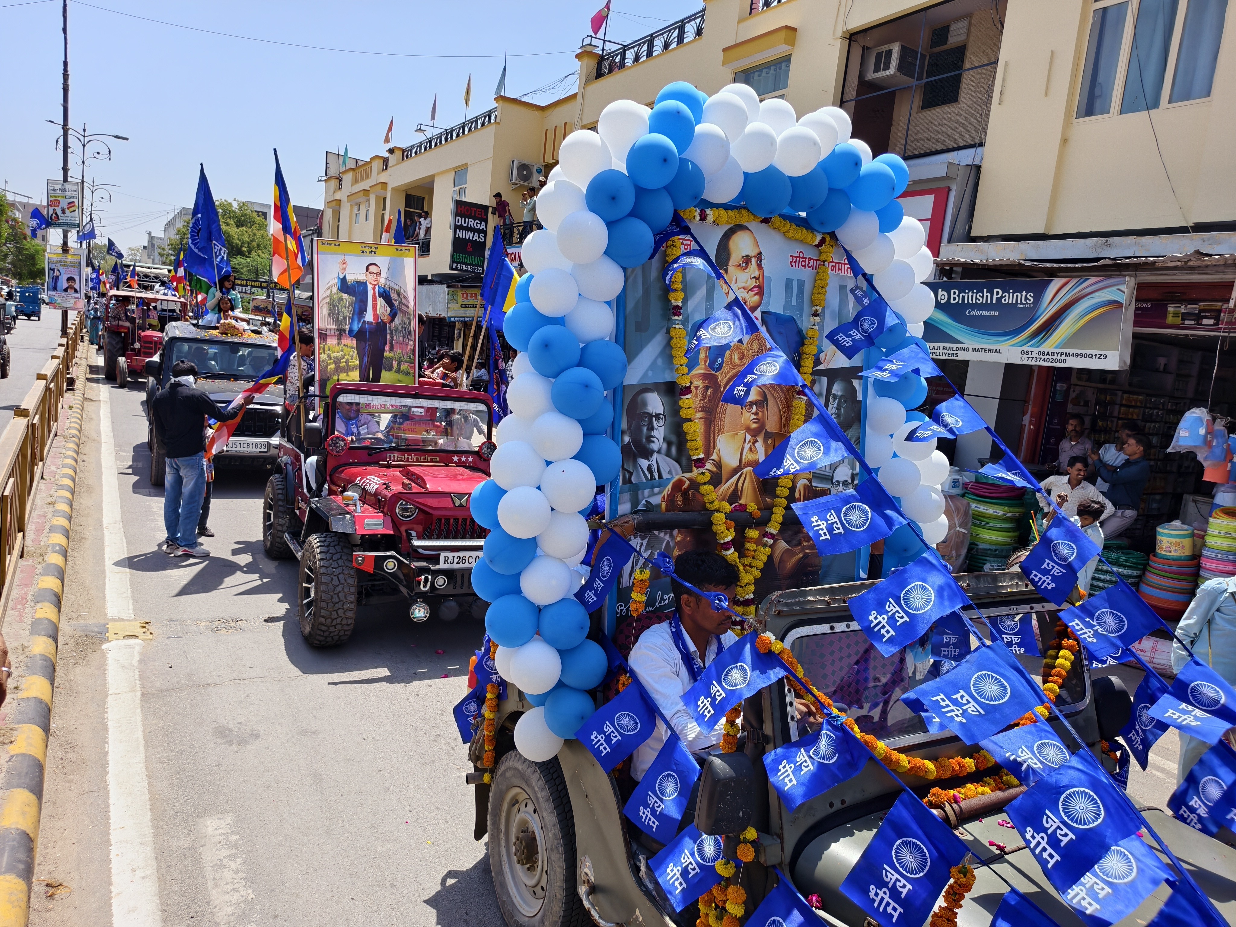 Devli Devli Ambedkar Jayanti Rally | Blue Flags Welcome, Public Gathering