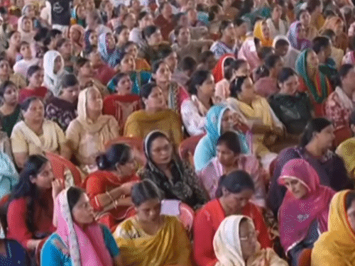 Women present at the program.