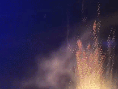 आतिशबाजी के साथ मनाया गया बाबा साहब का जन्मदिन।