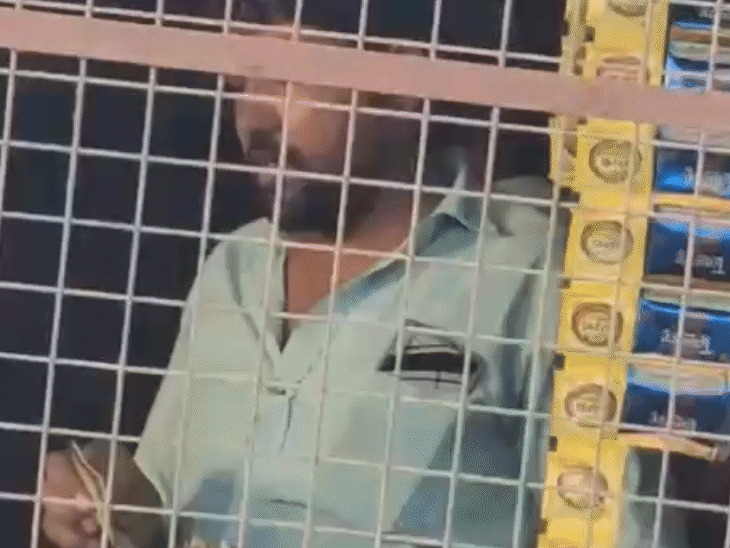 संस्थेचे लोक बचाव करून घेऊन जाताना. या पिलाला समराथल धोरा मुकाम येथे सोडण्यात आले आहे.