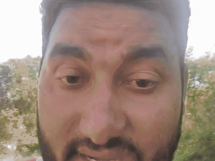 आत्मघाती कदम उठाने से पूर्व मजदूर ने उठाया कदम।